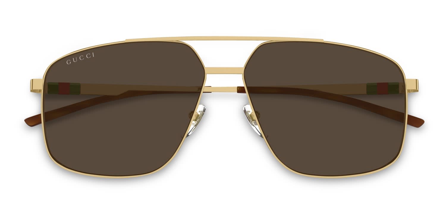 Gucci GG0288SA Gold/Tortoise Prescription Sunglasses