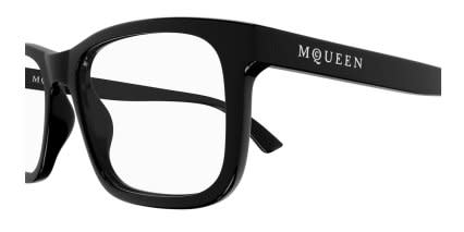 Alexander McQueen AM0486O Shiny Black glasses - Shiny Black - Side View