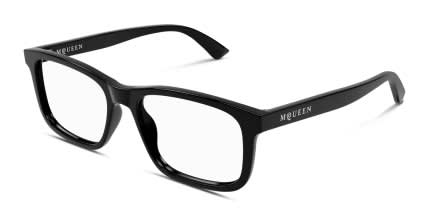 Alexander McQueen AM0486O Shiny Black glasses - Shiny Black - Angle View