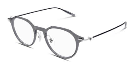 Mont Blanc MB0355O Gray glasses - Gray - Angle View