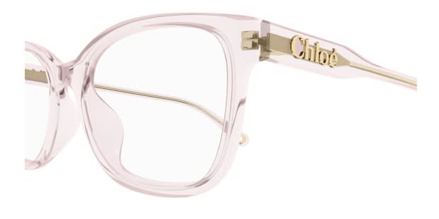 Chloe CH0276OA Pink, Clear Prescription Eyeglasses