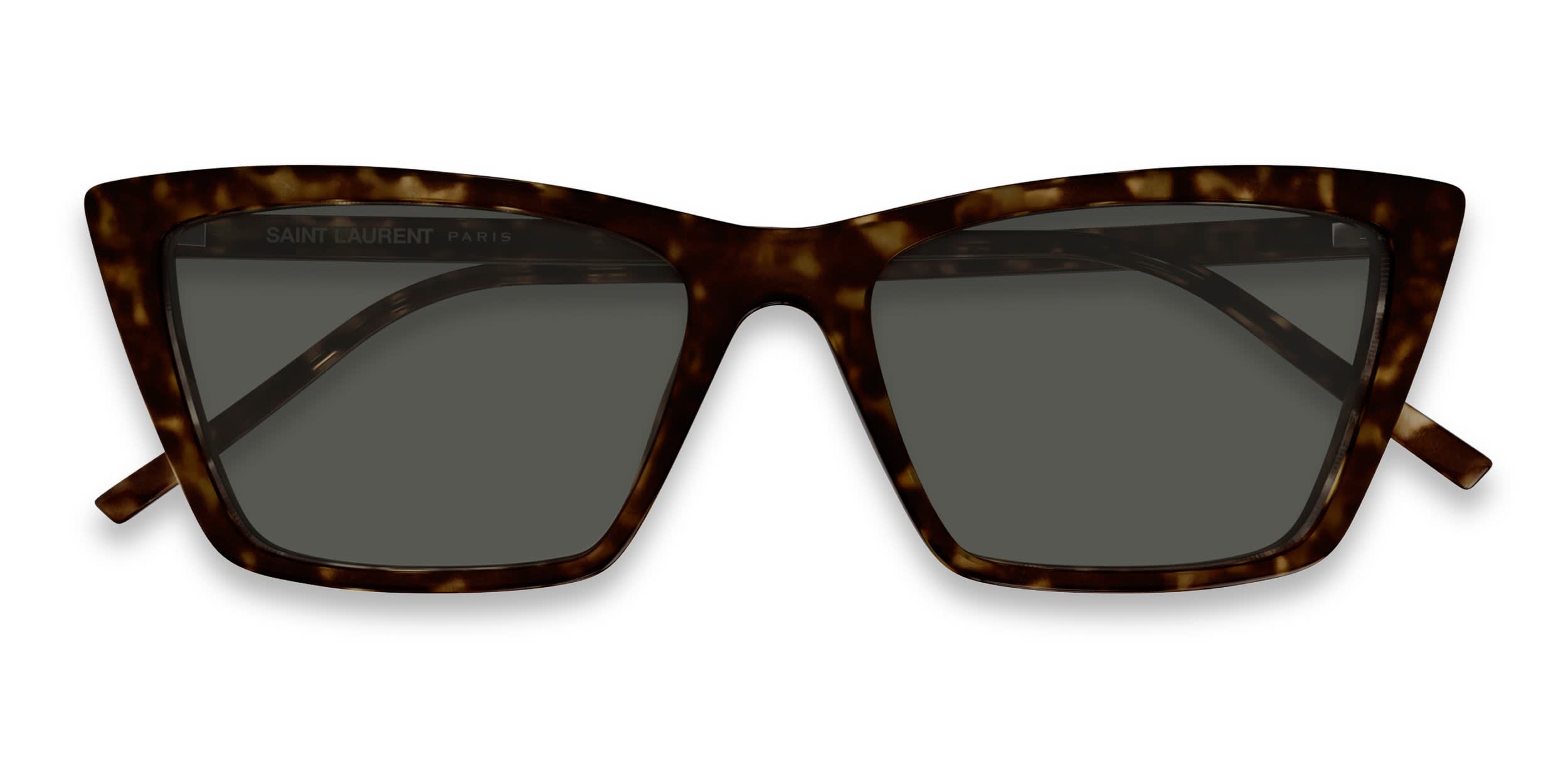 Saint Laurent SL874 black frame with black lenses. Lenses provide