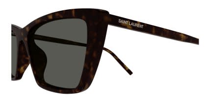 Saint Laurent SL737 Tortoise, Gray glasses - Tortoise / Gray - Side View