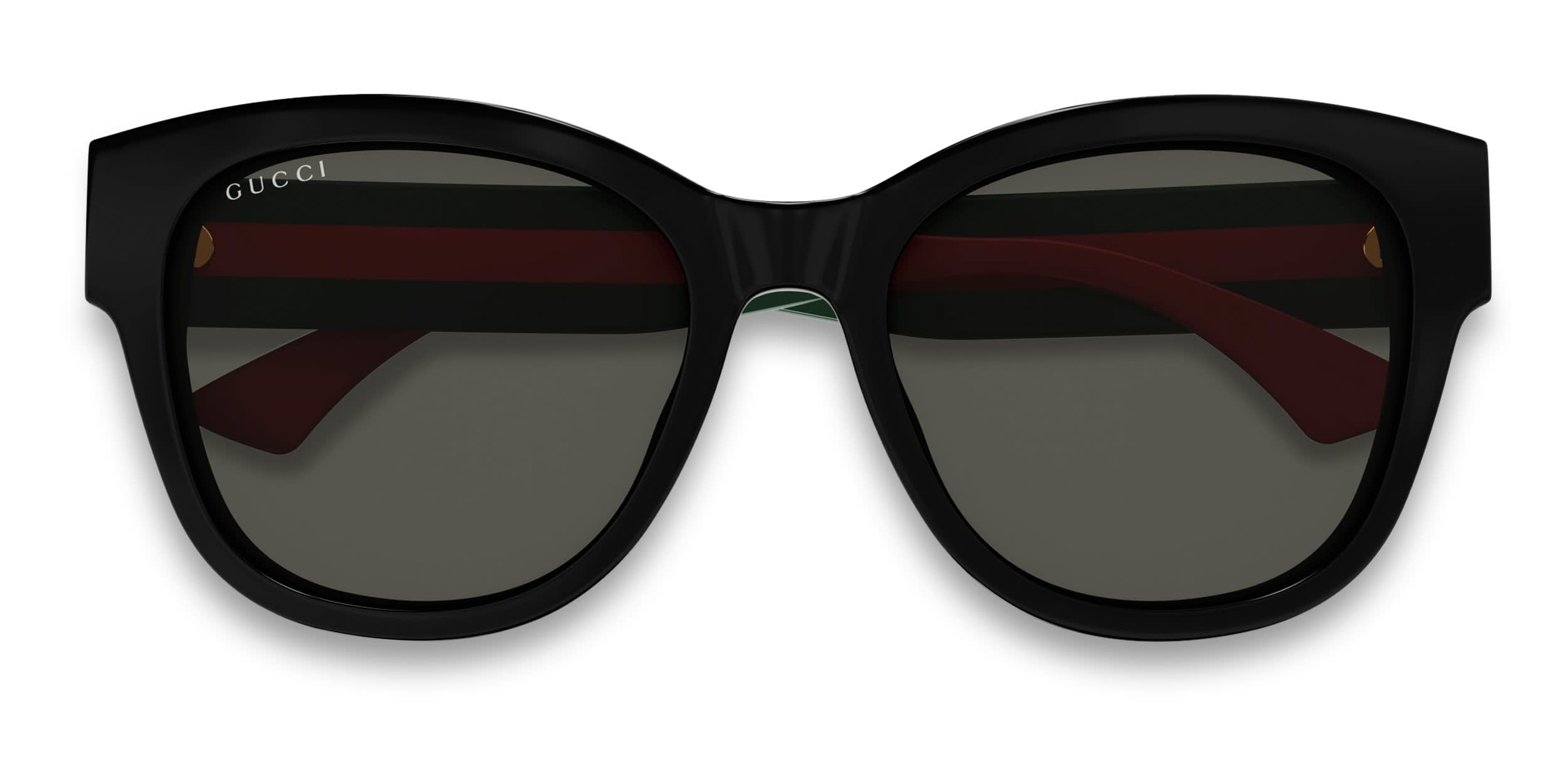 Gucci GG1866SK Shiny Black Prescription Sunglasses
