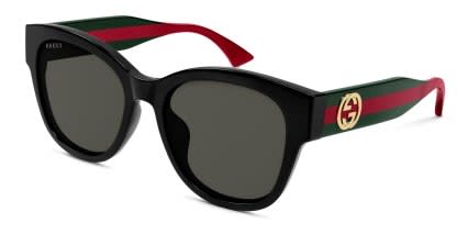 Gucci GG1866SK Shiny Black glasses - Shiny Black - Angle View