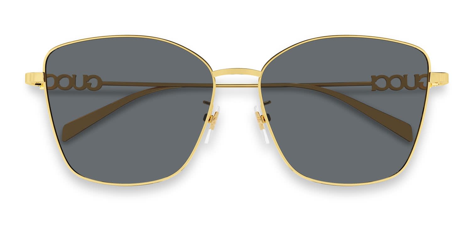 Gucci GG1805SA Gold glasses - Gold - Frontal View