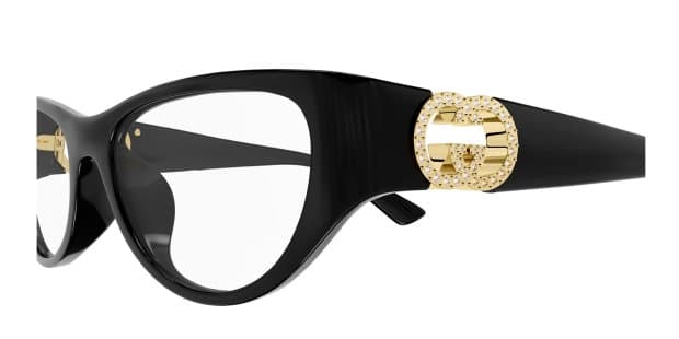 Gucci GG1825O Black Prescription Eyeglasses