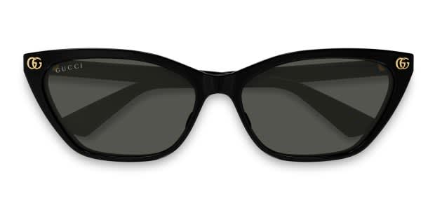 Gucci GG1815S Shiny Black Prescription Sunglasses