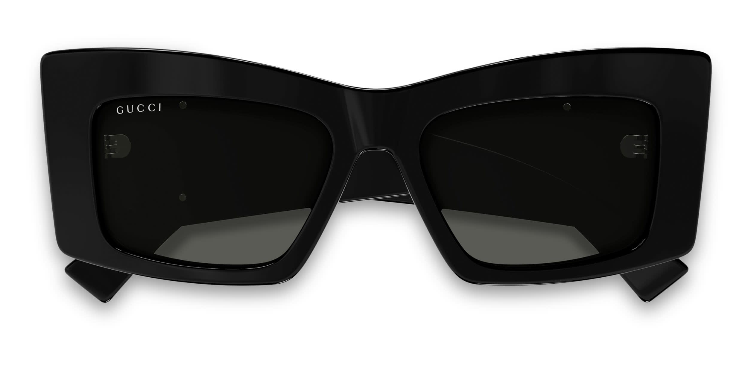 Gucci GG1842S Shiny Black glasses - Shiny Black - Frontal View