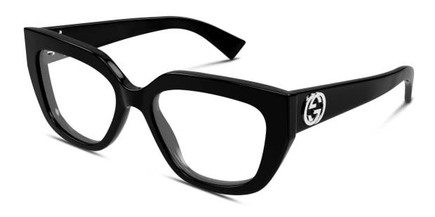 Gucci GG1847O Shiny Black Prescription Eyeglasses