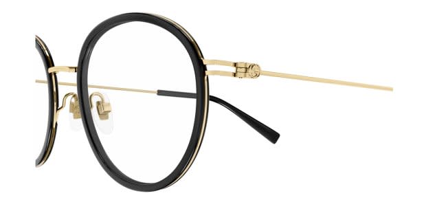 Gucci GG1851O Black, Gold Prescription Eyeglasses