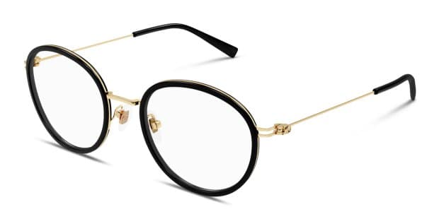 Gucci GG1851O Black, Gold Prescription Eyeglasses