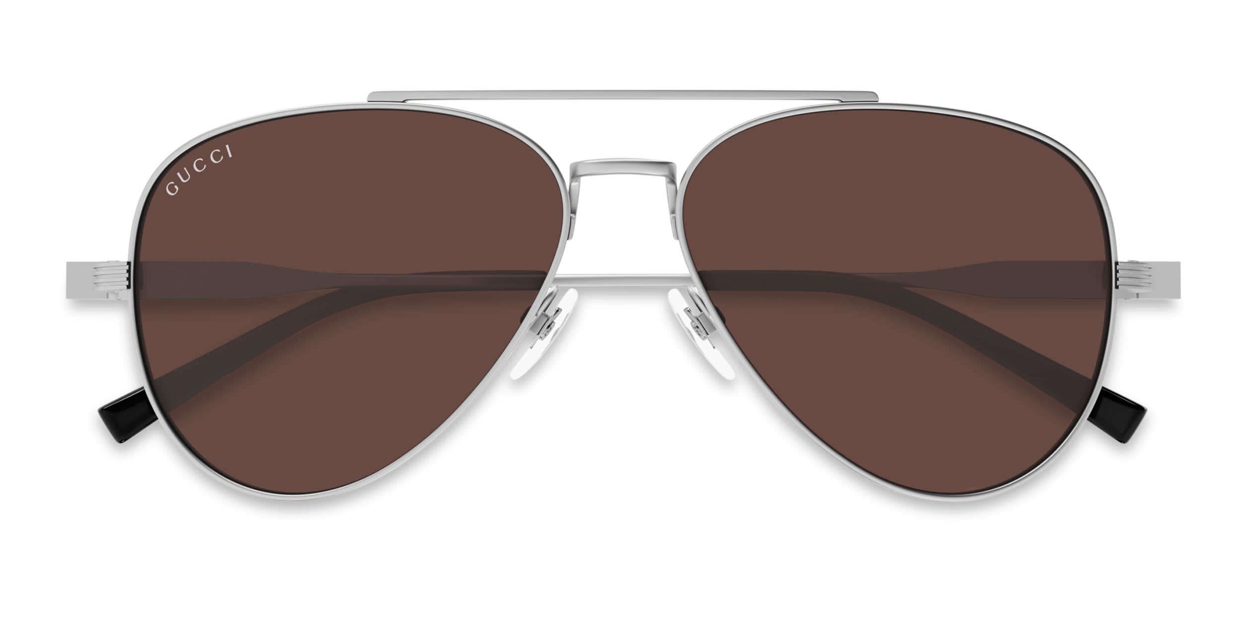 Gucci GG1874S Gunmetal glasses - Gunmetal - Frontal View