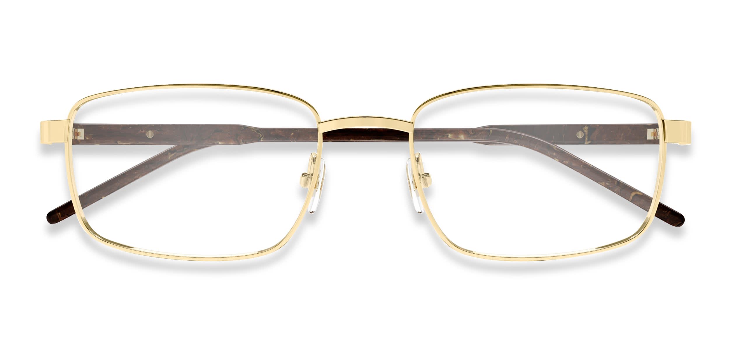 Gucci GG1801O Gold glasses - Gold - Frontal View