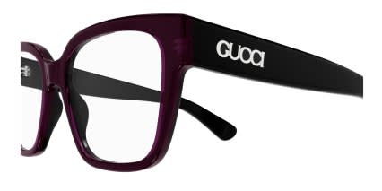 Gucci GG1791O Purple, Black glasses - Purple - Side View