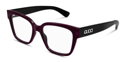 Gucci GG1791O Purple, Black glasses - Purple - Angle View