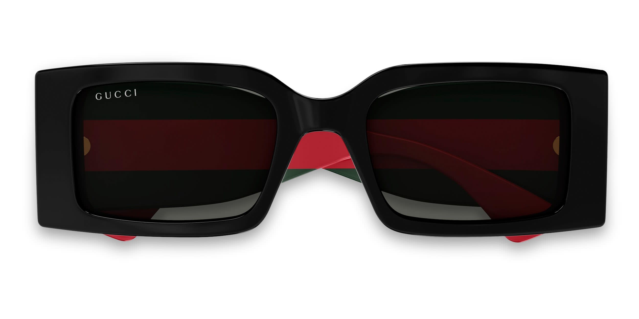 Gucci GG1860S Shiny Black glasses - Shiny Black - Frontal View