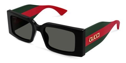 Gucci GG1860S Shiny Black glasses - Shiny Black - Angle View