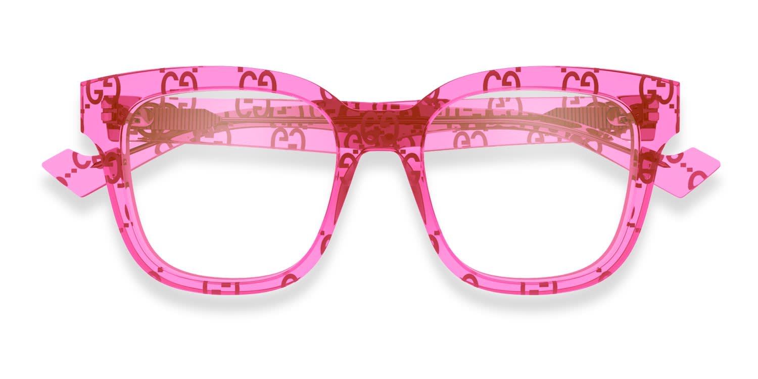 Gucci GG0958O Pink glasses - Pink - Frontal View