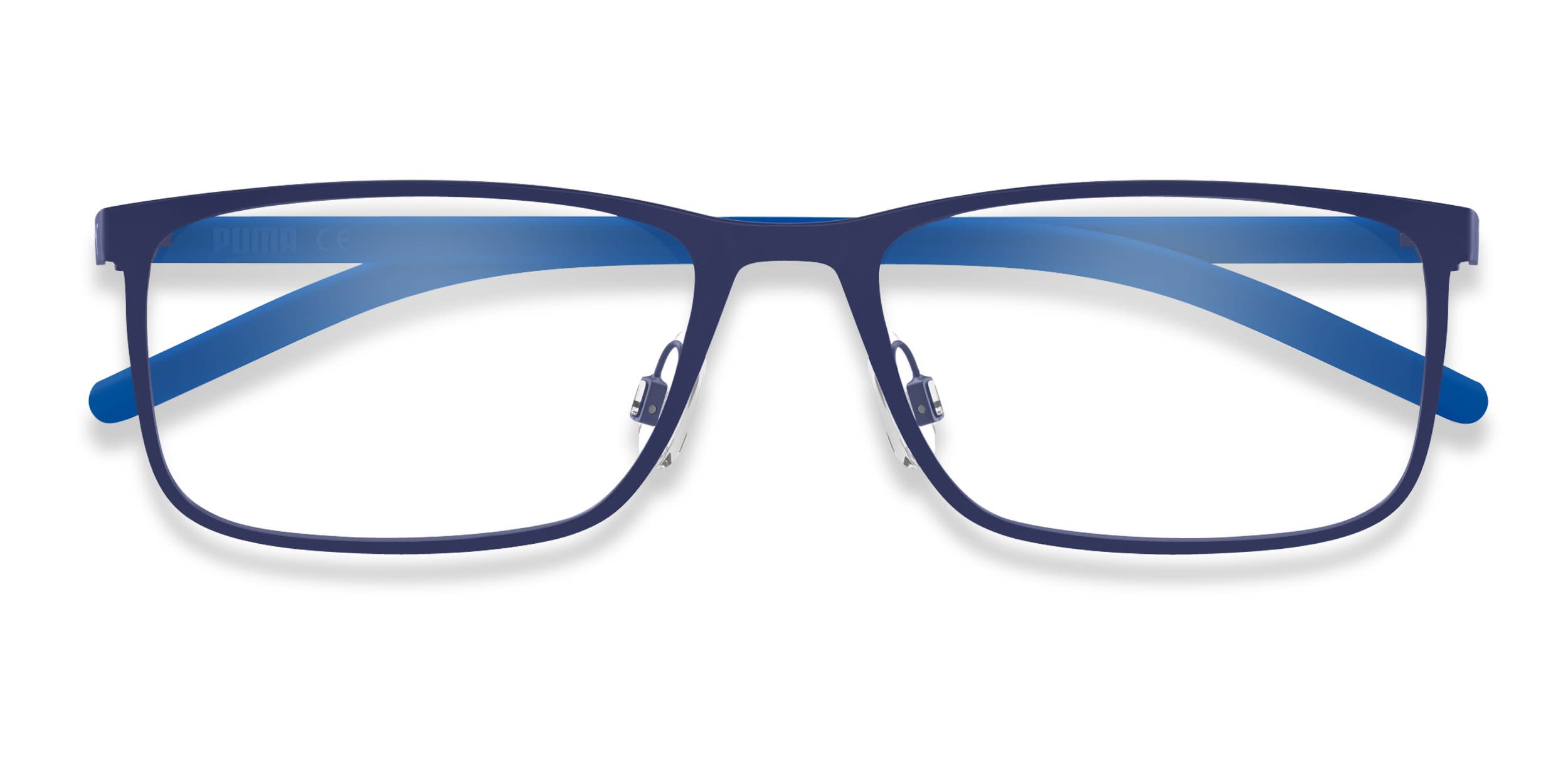 Puma PU0490O Blue glasses - Blue - Frontal View