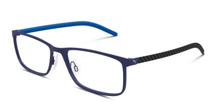 Puma PU0490O Blue glasses - Blue - Angle View