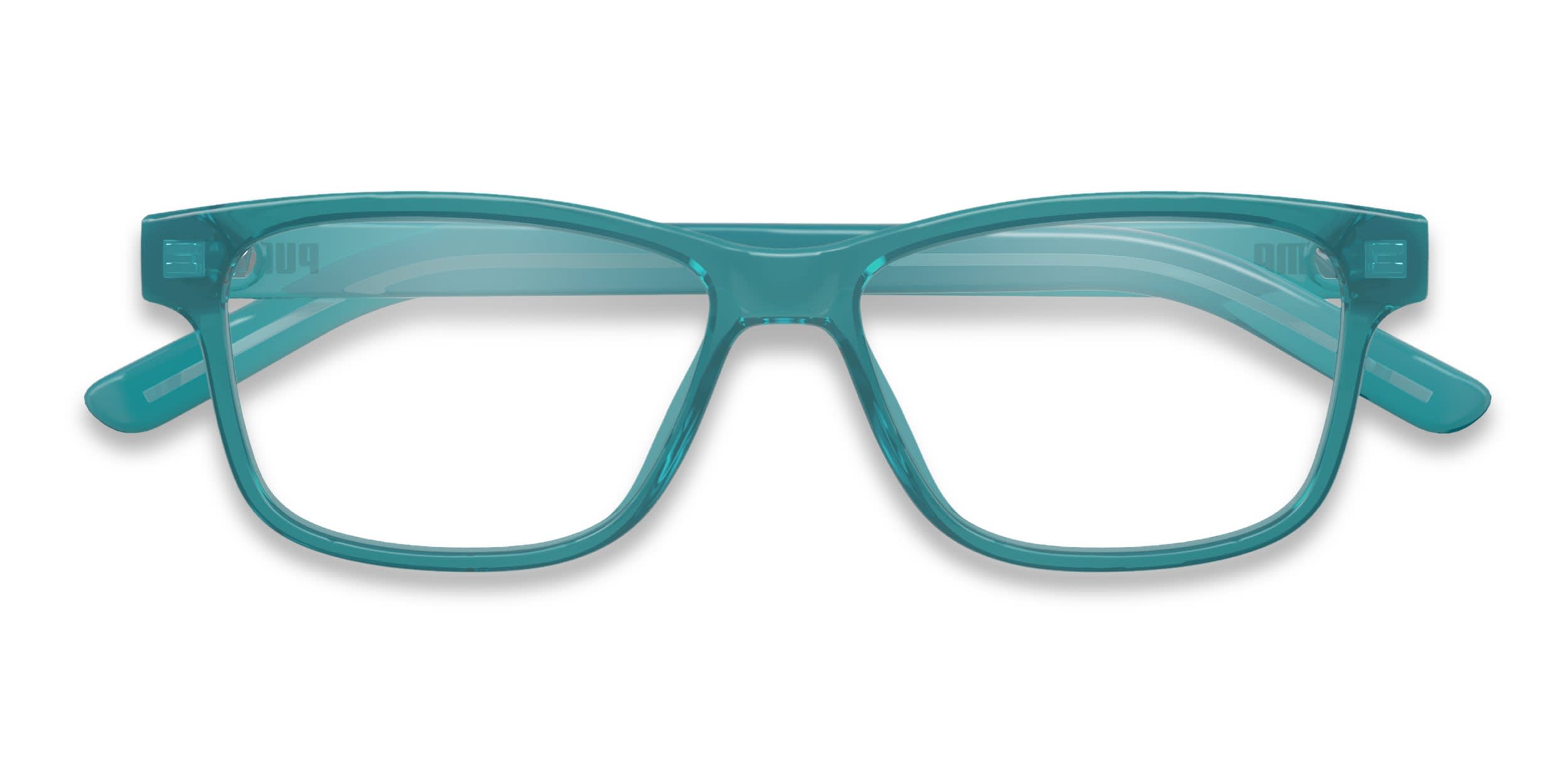 Puma PJ0082O Kids Green glasses - Green - Frontal View