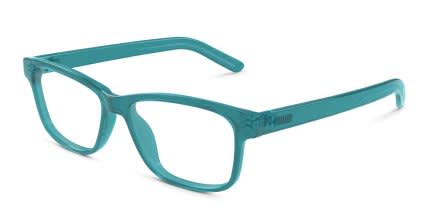 Puma PJ0082O Kids Green glasses - Green - Angle View