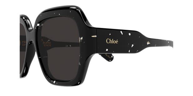 Chloe Sunglasses Womens Black Frames Dark Lenses Comes Tortoise Style W COA‎ Chloe Black Gradient Tortoise Frame Geometric Sunglasses  main image 4