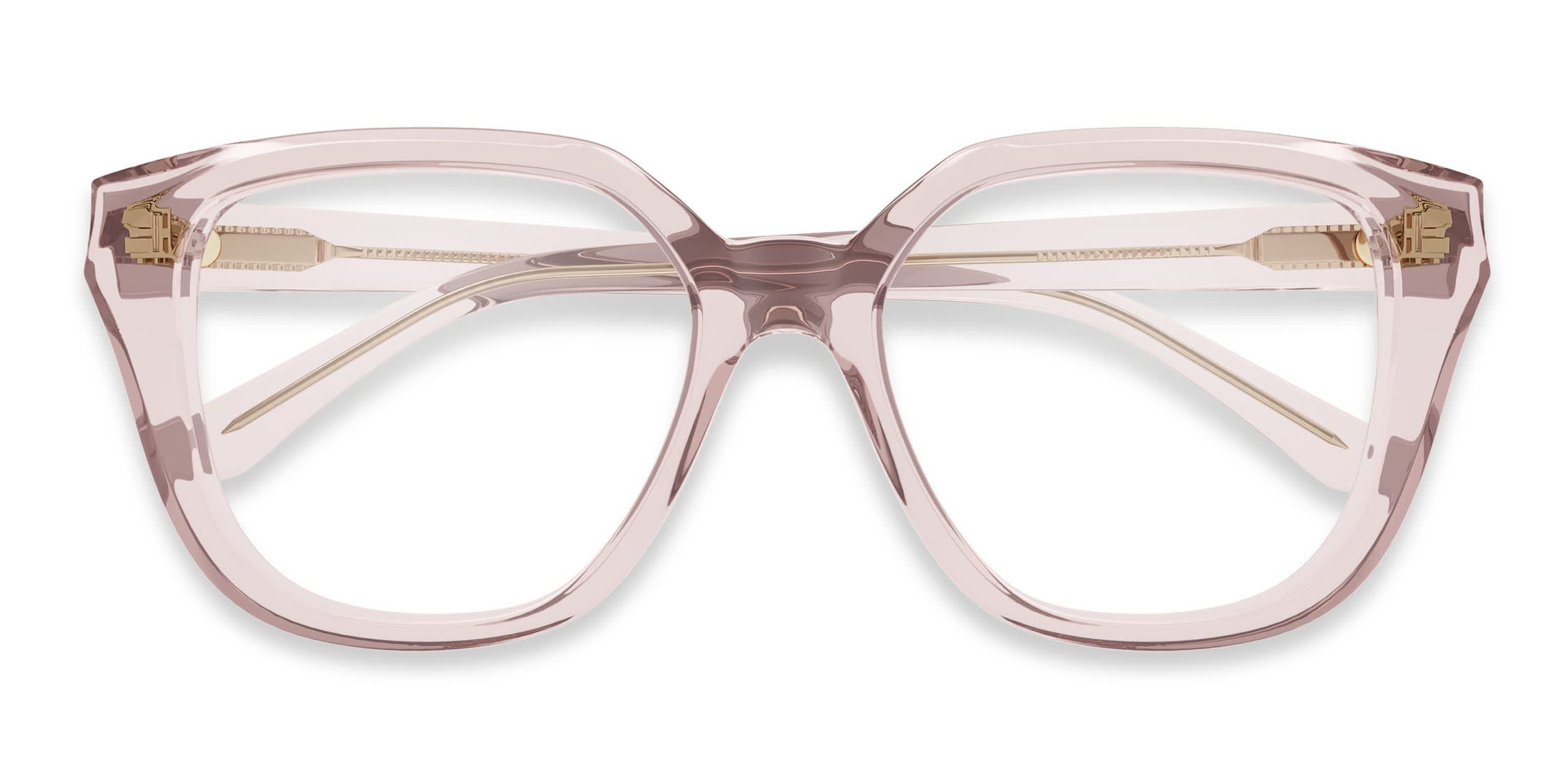 Chloe CH0293O Pink, Clear glasses - Pink - Frontal View