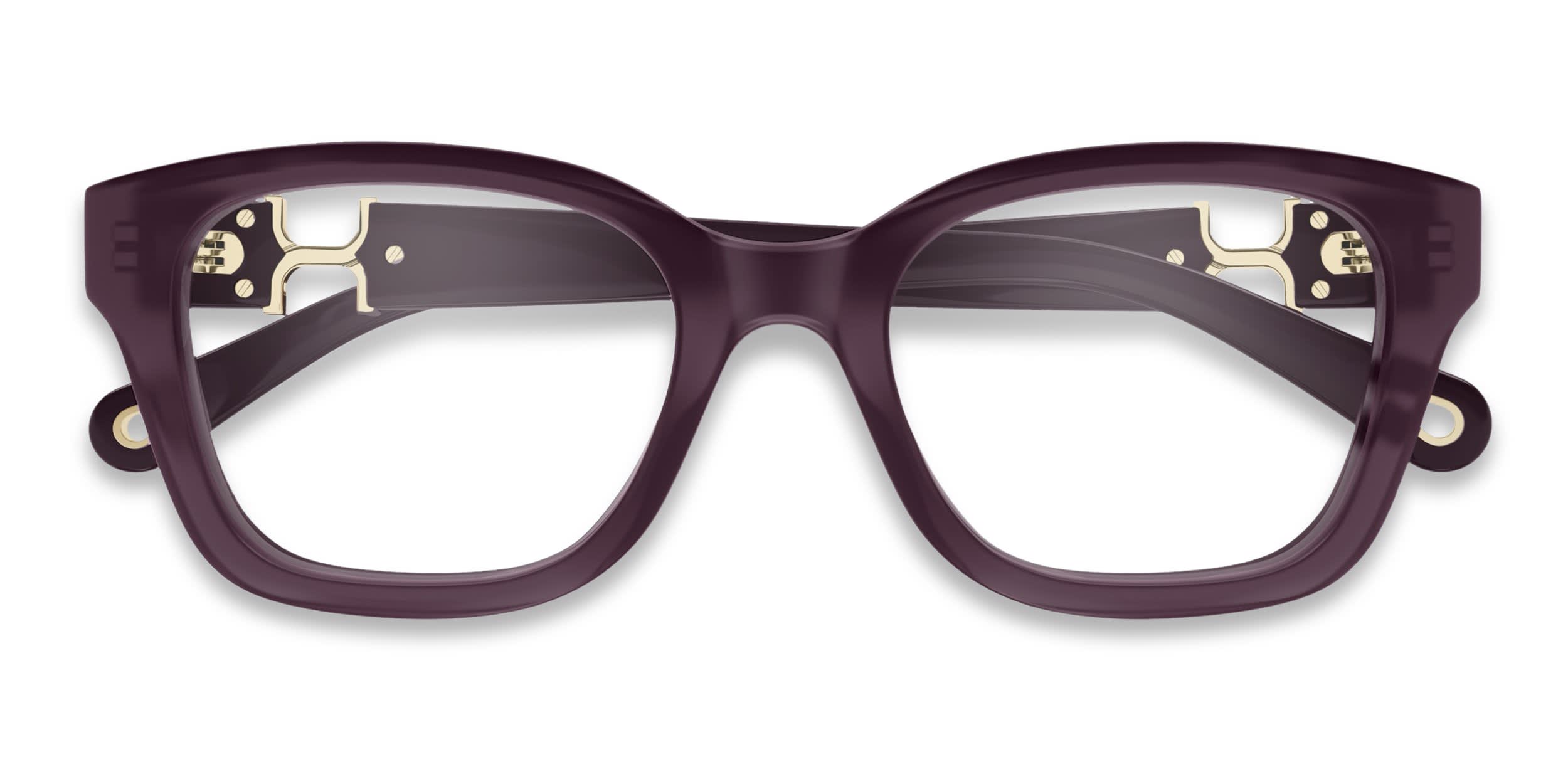 Chloe CH0305O Purple glasses - Purple - Frontal View