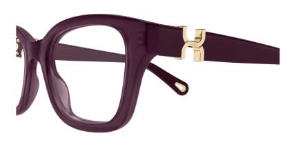 Chloe CH0305O Purple glasses - Purple - Side View