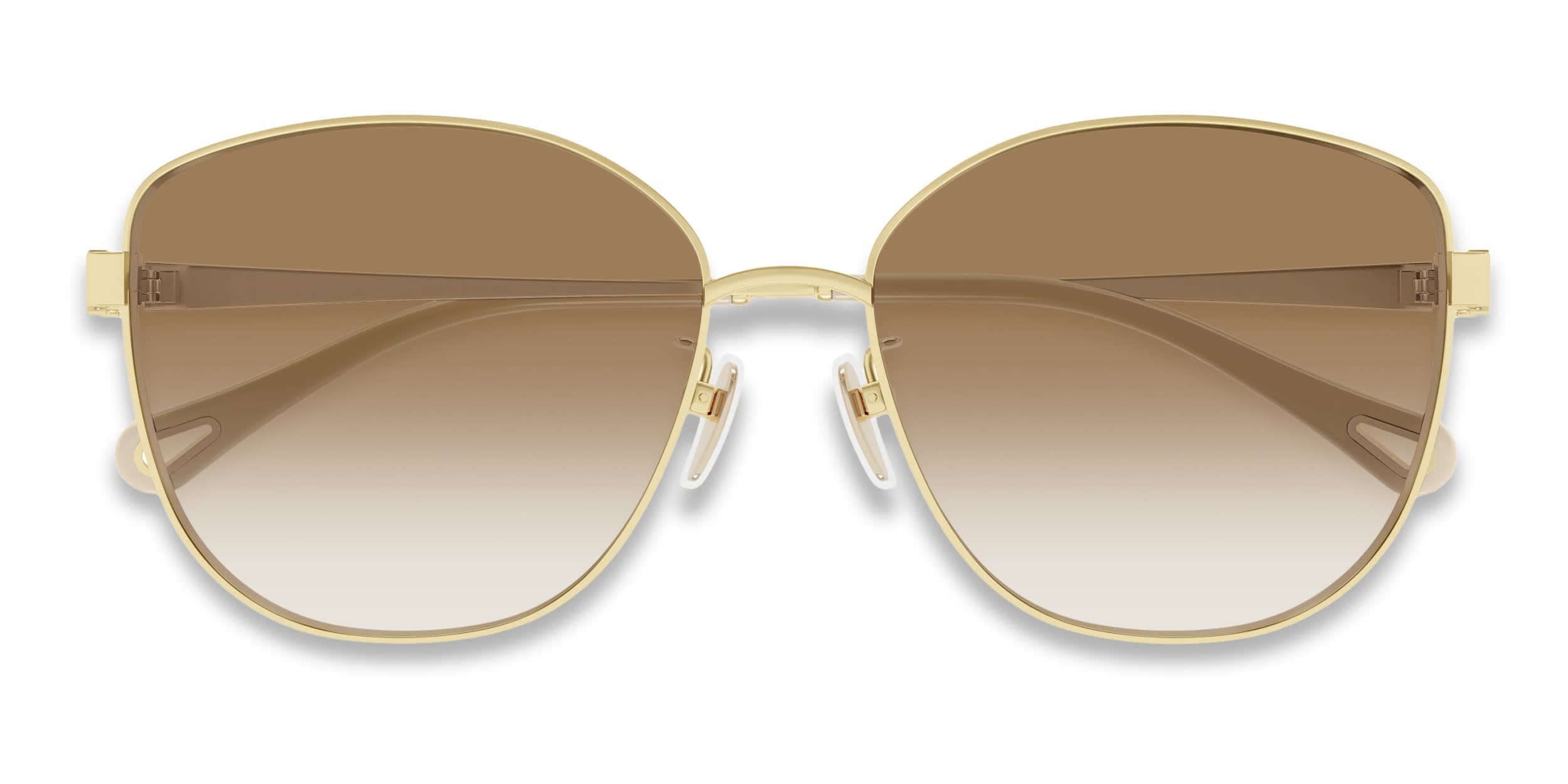Chloe CH0306SK Gold, Brown glasses - Gold / Brown - Frontal View