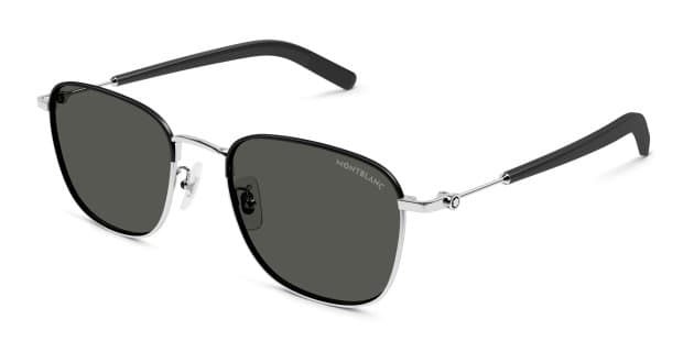Mont Blanc MB0392SA Black, Silver Prescription Sunglasses display picture 2