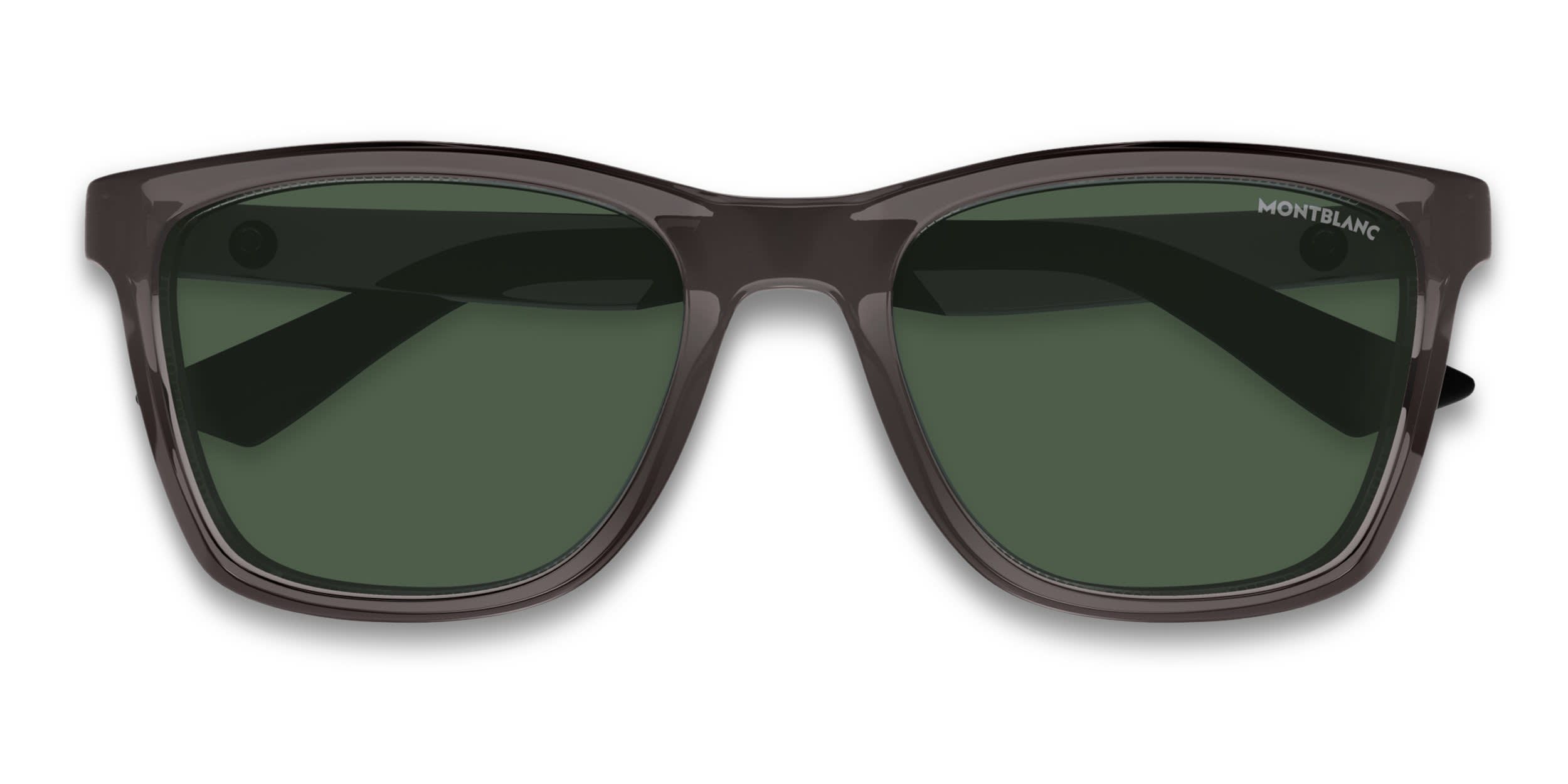 Mont Blanc MB0399S Gray glasses - Gray - Frontal View