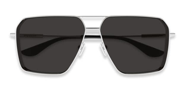 Alexander McQueen AM0500S Silver Prescription Sunglasses display picture 3
