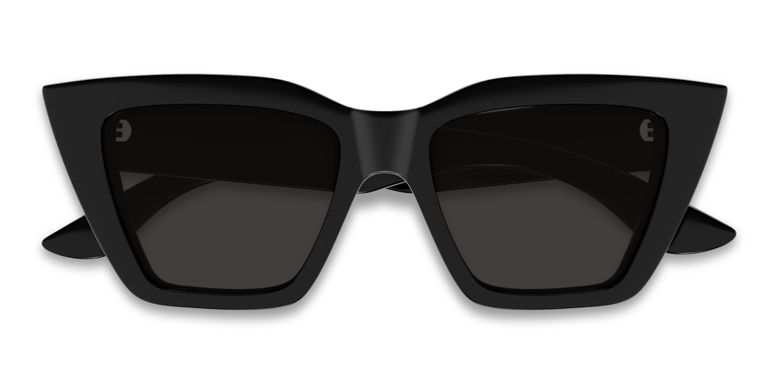 Alexander McQueen AM0507S Shiny Black glasses - Shiny Black - Frontal View