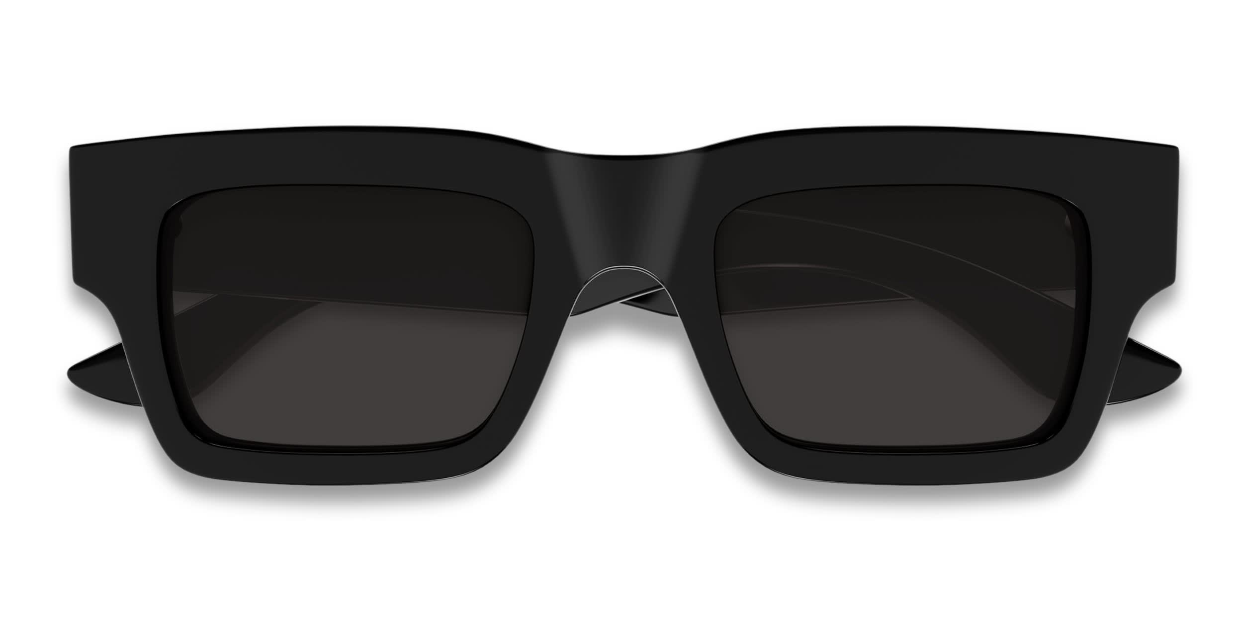Alexander McQueen AM0508S Shiny Black glasses - Shiny Black - Frontal View