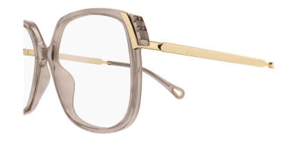 Chloe CH0287O Brown, Gold glasses - Brown / Gold - Side View