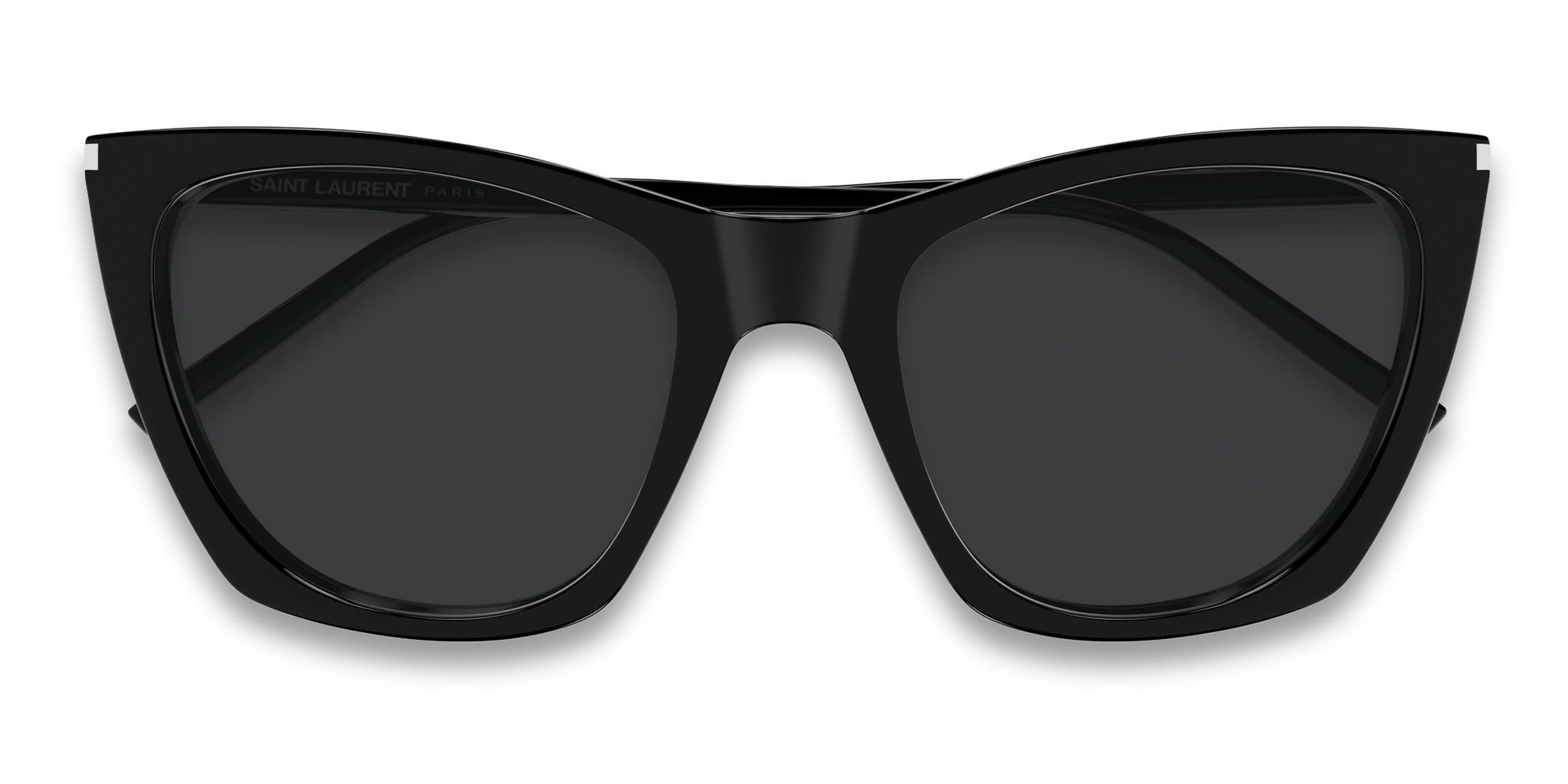 Saint Laurent SL214 Black glasses - Black - Frontal View