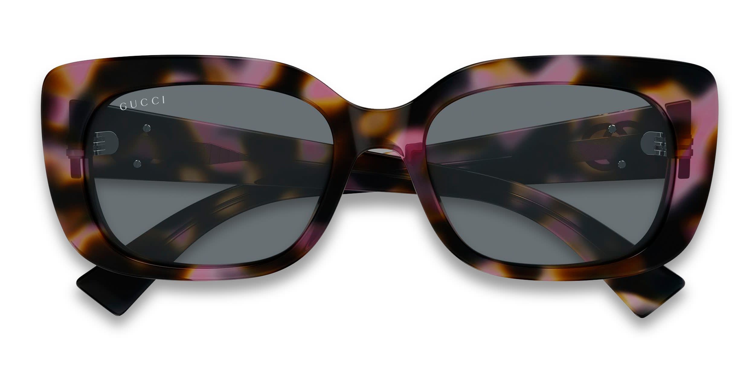 Gucci GG0116S Tortoise w/Glitter Prescription Sunglasses - 50% Off