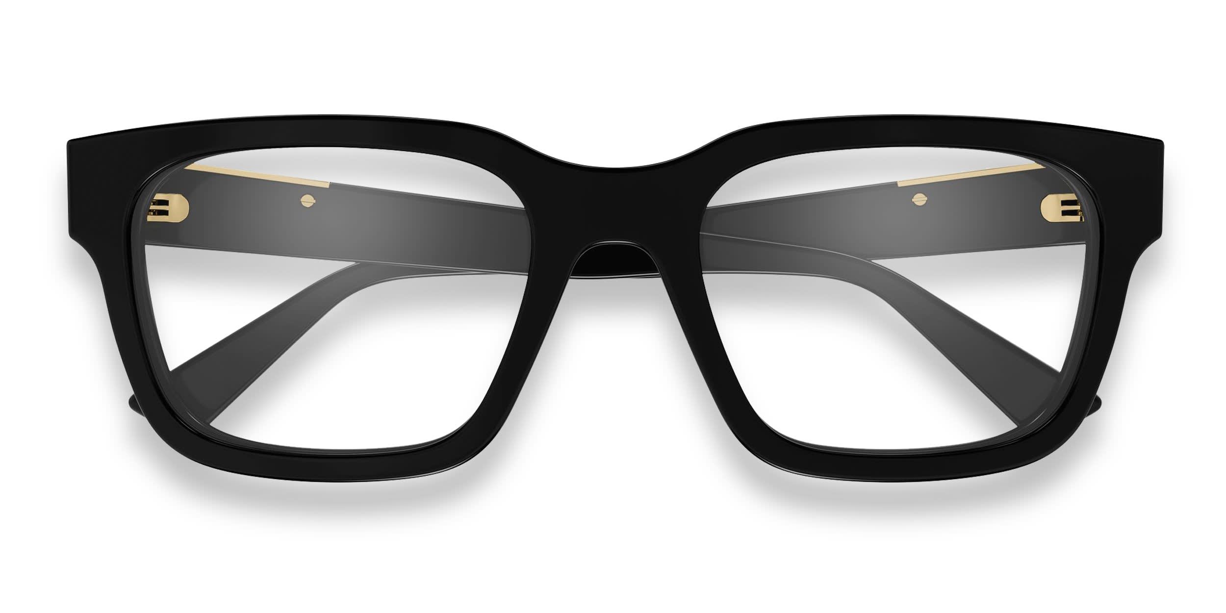 Gucci GG1961O Shiny Black glasses - Shiny Black - Frontal View