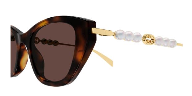 Gucci GG1968S Tortoise Prescription Sunglasses display picture 1