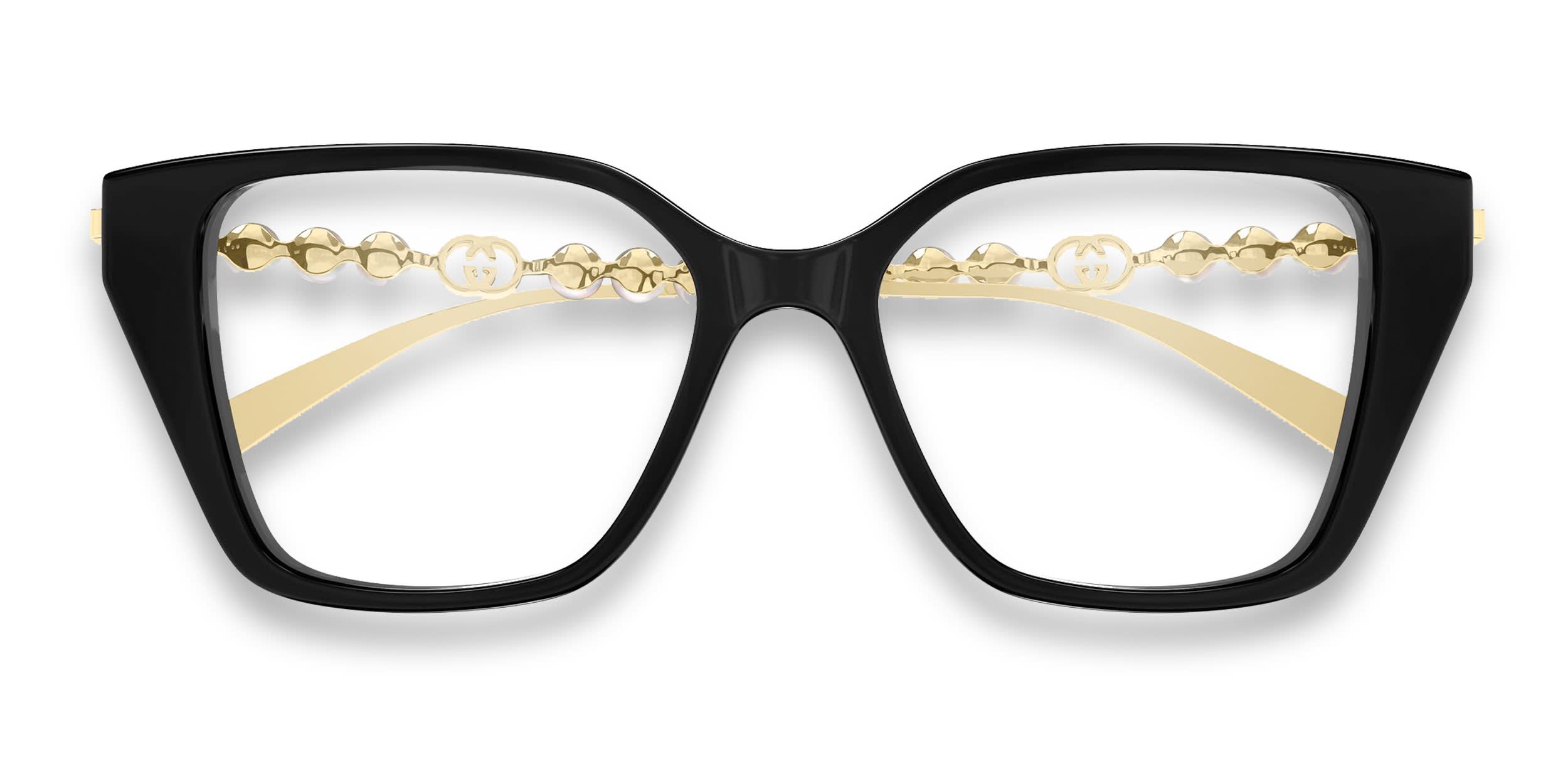 Gucci GG1969O Shiny Black glasses - Shiny Black - Frontal View