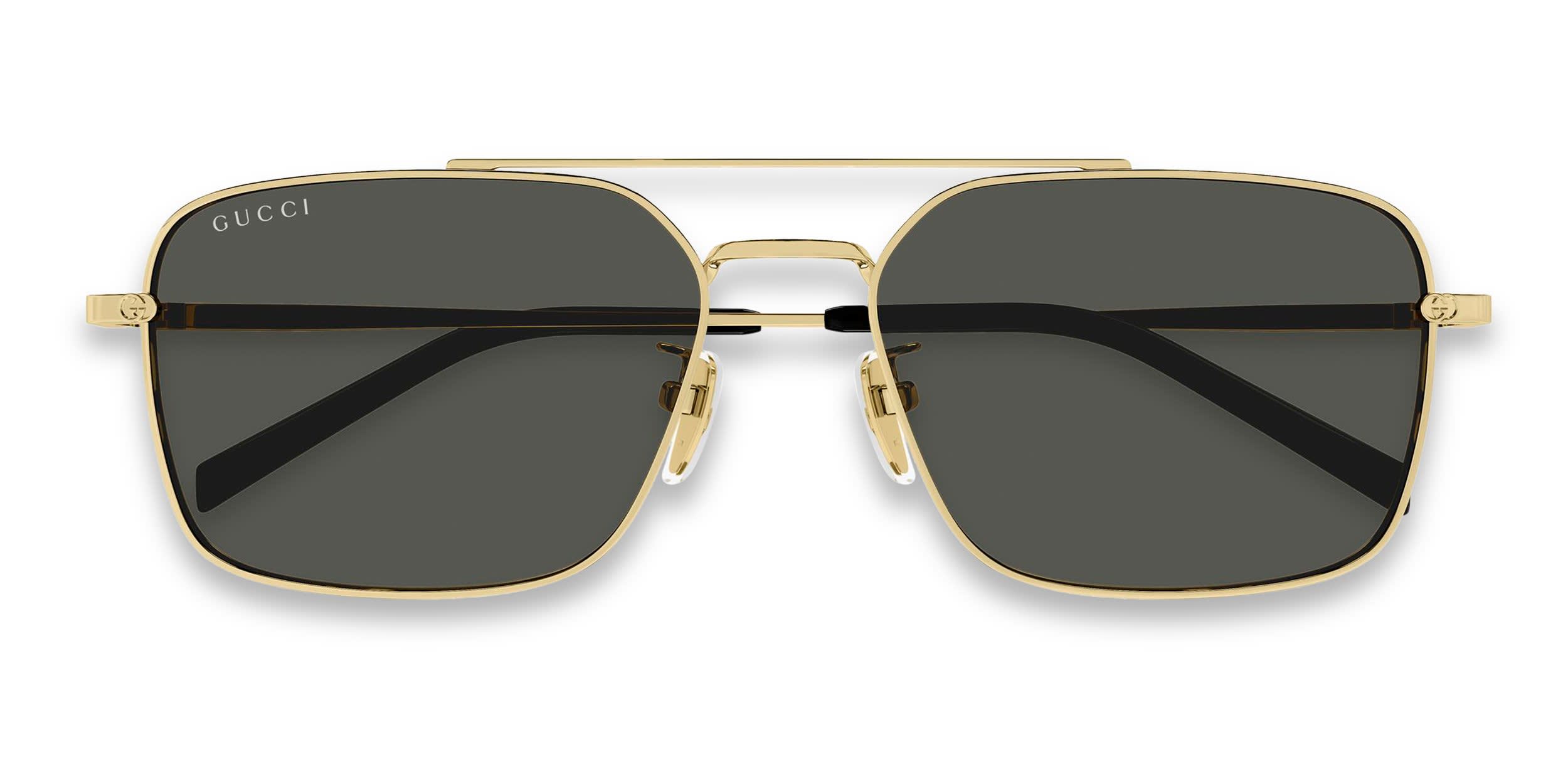 Gucci GG1957SA Gold glasses - Gold - Frontal View