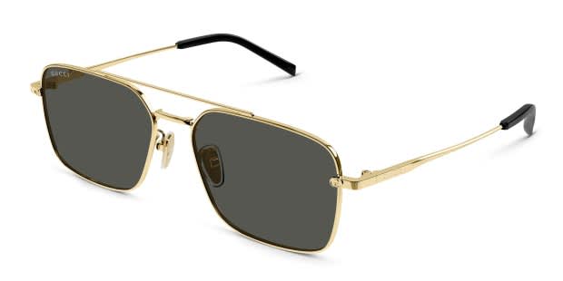 GUCCI サングラス ブラック ゴールド Gucci GG1957SA Gold Prescription Sunglasses