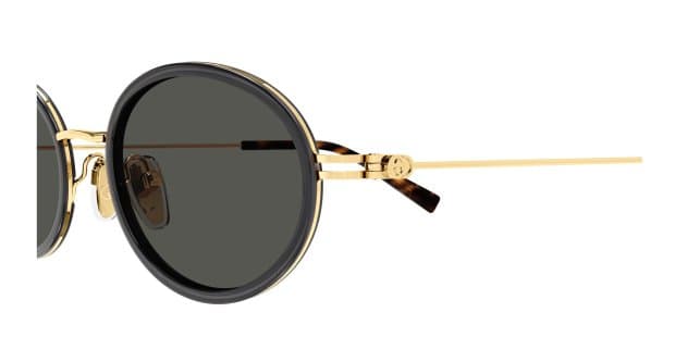 Gucci GG1980S Gray, Gold Prescription Sunglasses