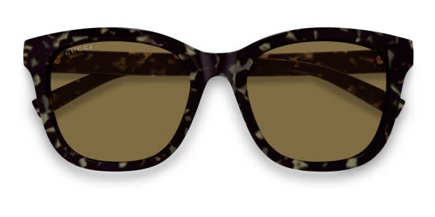 Gucci large brown tortoise sunglasses Gucci GG1337S M (54 - 22) with Brown lenses and Tortoise  main image 2