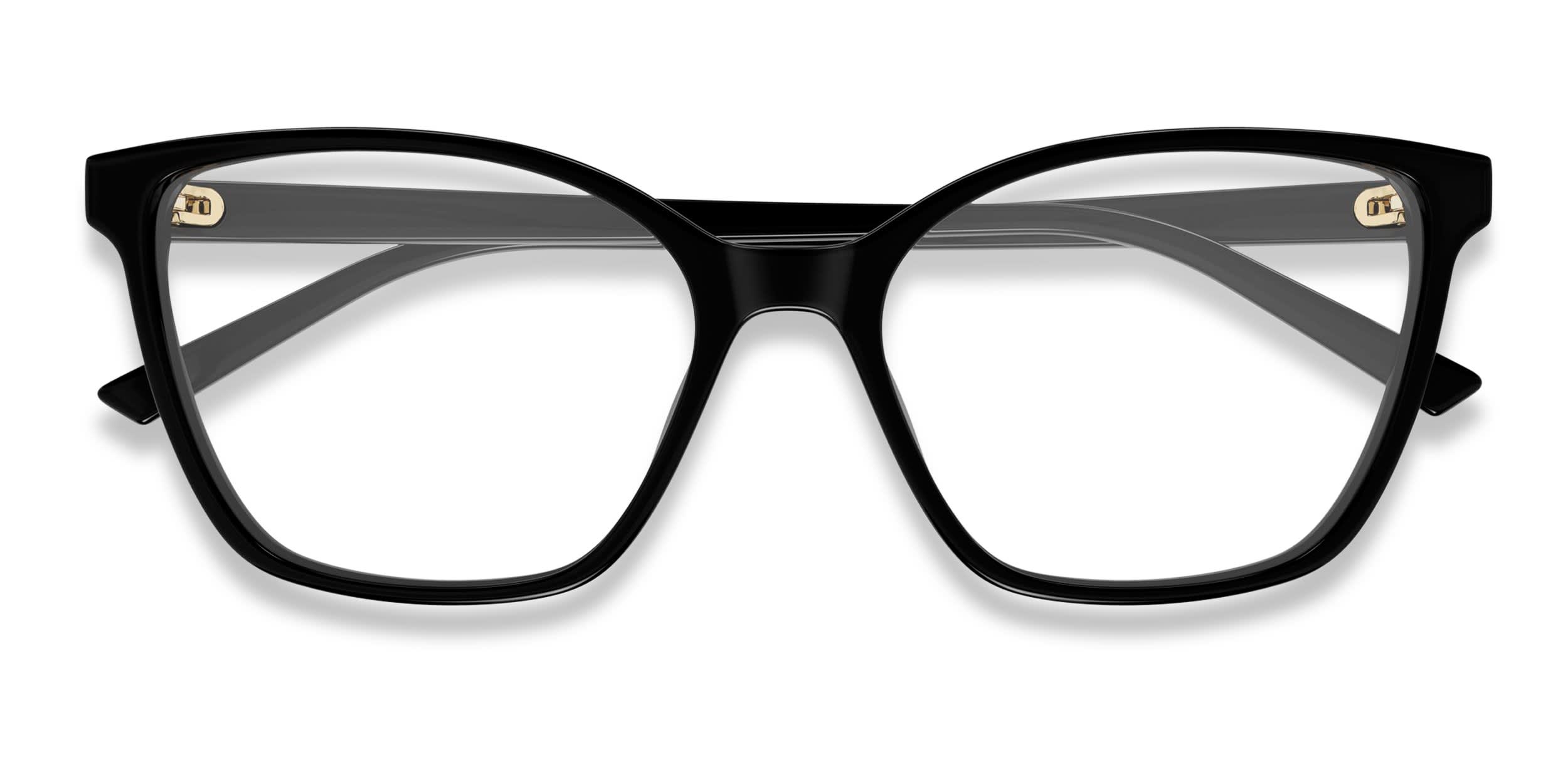 Gucci GG1995O Shiny Black glasses - Shiny Black - Frontal View