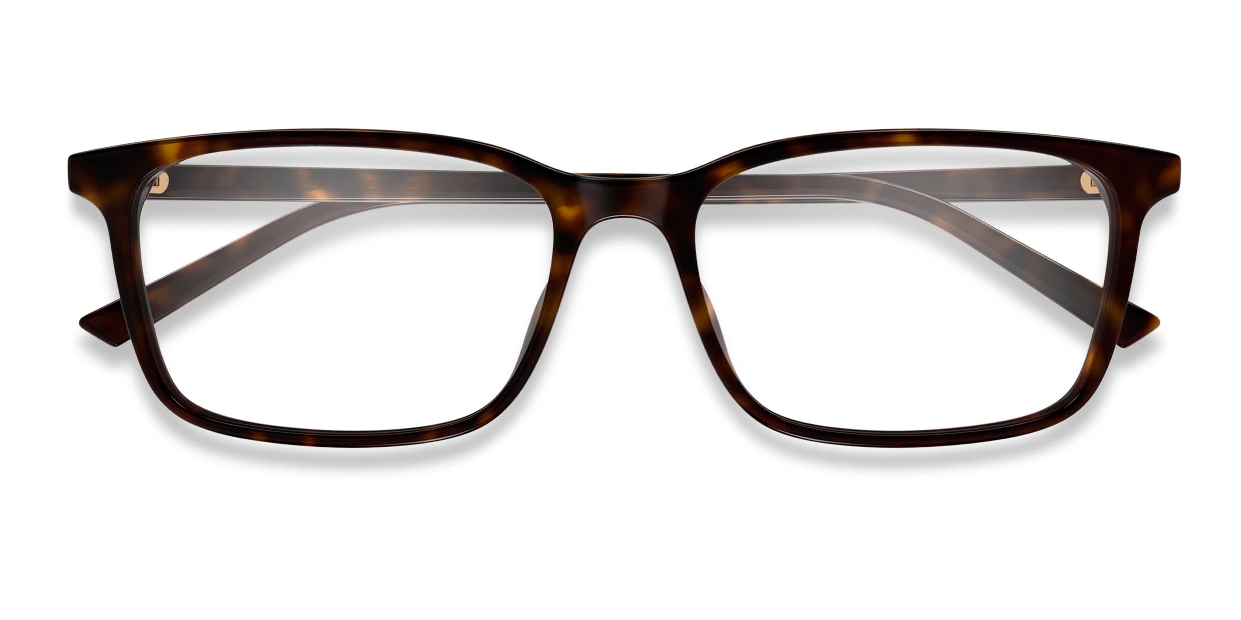 Gucci GG0737O Brown, Tortoise Prescription Eyeglasses