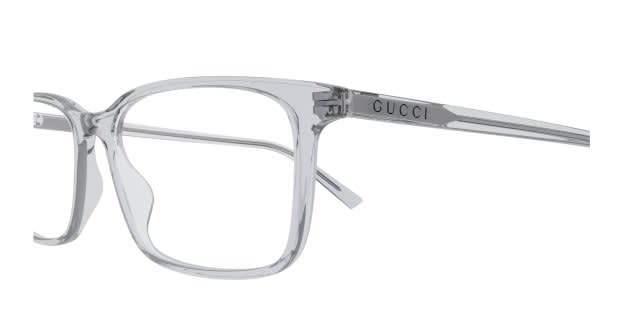 Gucci GG1997O Gray, Clear Prescription Eyeglasses